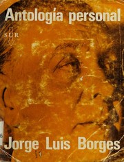 Cover of: Antología personal