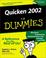 Cover of: Quicken 2002 for Dummies