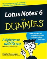 Cover of: Lotus Notes 6 for Dummies