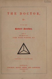 Cover of: The doctor &c