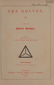 Cover of: The doctor ... by Robert Southey