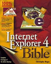 Internet Explorer 4 bible by Christopher Negus