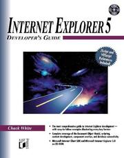 Cover of: Internet Explorer 5 Developer's Guide
