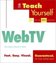 Cover of: Teach yourself WebTV