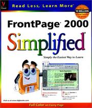 Cover of: FrontPage 2000 Simplified