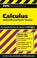 Cover of: CliffsQuickReview Calculus
