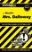 Cover of: CliffsNotes on Woolf's Mrs. Dalloway