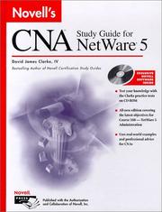 Cover of: Novell's CNA study guide for NetWare 5