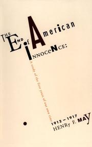The end of American innocence by Henry Farnham May