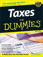 Cover of: Taxes for Dummies 2002