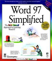 Cover of: Microsoft Word 97 simplified. by Ruth Maran