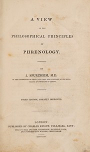 Cover of: A view of the philosophical principles of phrenology