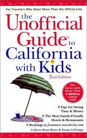 Cover of: The Unofficial Guide to California With Kids (Unofficial Guides)
