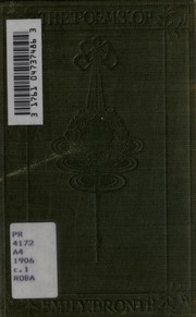 Cover of: Poems of Emily Brontë