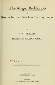 Cover of: The Magic Bed-Knob by Mary Norton