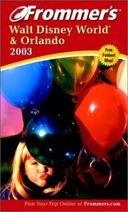 Cover of: Frommer's(r) Walt Disney World and Orlando 2003