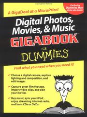 Digital photos, movies, & music gigabook for dummies