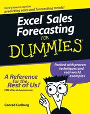 Excel sales forecasting for dummies