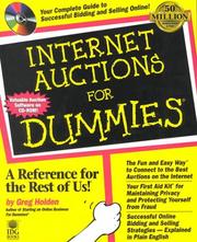 Cover of: Internet for Dummies / Internet Auctions for Dummies