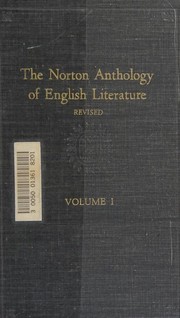 Cover of: The Norton Anthology of English Literature: Revised: Volume 1