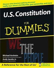 U.S. Constitution For Dummies® (For Dummies by Michael Arnheim