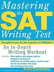 Mastering the SAT Writing Test by Denise Pivarnik-Nova