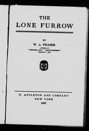 Cover of: The lone furrow
