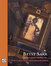 Cover of: Betye Saar (The David C. Driskell Series of African American Art, V. 2) by Jane H. Carpenter, Betye Saar