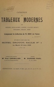 Cover of: Tableaux modernes