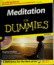 Cover of: Meditation for dummies