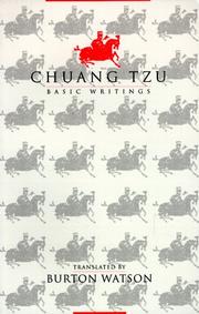 Cover of: Chuang Tzu by Burton Watson