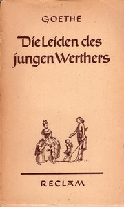 Cover of: Die Leiden des jungen Werthers by 