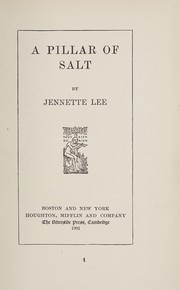 Cover of: A pillar of salt