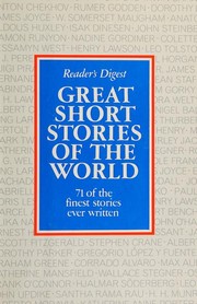Cover of: Great short stories of the world by selected by the editors of the Reader's Digest