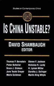 Is China unstable? : assessing the factors