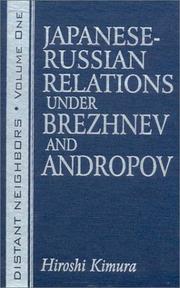 Japanese-Russian relations under Brezhnev and Andropov