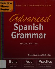 Cover of: Advanced Spanish grammar