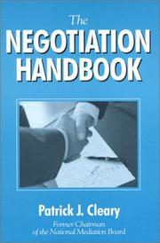 Cover of: The Negotiation Handbook