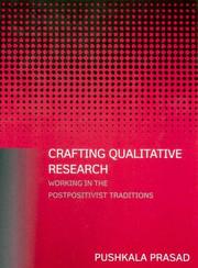 Crafting qualitative research : working in the postpositivist traditions