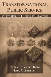 Cover of: Transformational Public Service: Portraits Of Theory In Practice