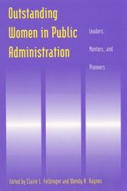 Cover of: Outstanding Women in Public Administration: Leaders, Mentors, and Pioneers