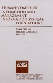 Cover of: Human computer Interaction And Management Information Systems: Foundations (Advances in Management Series)