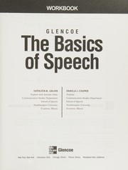Cover of: The Basics of Speech