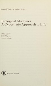 Biological machines by Peter Calow