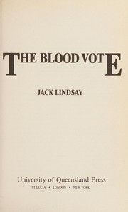 Cover of: The blood vote