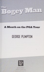 Cover of: Bogey Man: A Month on the PGA Tour