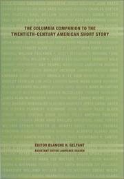 Cover of: The Columbia companion to the twentieth-century American short story