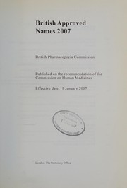 Cover of: British approved Names 2007
