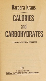 Cover of: Calories and Carbohydrates