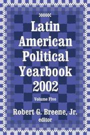 Cover of: Latin American Political Yearbook 2002 (Latin American Political Yearbook)